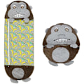 Pikkukuva 1 / 5: One Piece Suuri Tyyny Ja Makuupussi, Super Pehmeä 2 In 1 Piirretty Eläin Hauska Makuupussi, Taitettava Lämmin Orangutangit, 137 * 50cm
