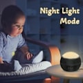 Miniatyrbilde 3 av 8: Baby Lys Projektor, Roterende Sensoriske Lys med 8 Lysmoduser, Stjernehimmel & Hav Nattlys Projektor for Barn, Baby Sensorisk Leke Gave Black 1 Count (Pack of 1)