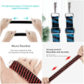 Miniatyrbillede 4 af 8: Justerbare Bungee-snore med kroge, 4-pak 2M Elastiske Bungee-stropper Lang Elasticitet Reb Heavy Duty Bungee-stropper med krog til Motorcykel, Black 200Centimeter