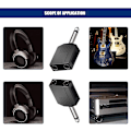 Miniatyrbillede 5 af 5: Hunstik Audio Adapter Hun til Dobbelt Hun Jack Audio Y Splitter Konvertere (2 stk, Sort)