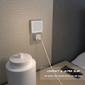 Miniatyrbilde 4 av 5: Plug-in LED Nattlampe med Automatisk Skumring til Daggry Sensor, Justerbar Lysstyrke Varmt Hvitt Lys 2 Pakning