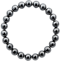 Miniatyrbilde 2 av 5: Krystallarmbånd, 8mm Naturlig Edelstensperler Armbånd, Helbredende Krystallarmbånd for Kvinner og Menn Hematite