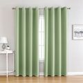 Miniatyrbillede 5 af 5: Perforerede gardin draperier Anti-fade polyester dekorative lyssikre gardiner til hjemmet