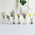Miniatyrbild 2 av 5: Metall Växtställ Retro Järn Linje Bord Blommor Vas Dekoration A