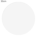 Miniatyrbild 1 av 5: Praktisk rund kant kakdisk Non-stick transparent akryl kakbasplatta för kakor servering