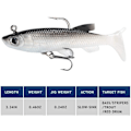 Miniatyrbilde 4 av 5: Myke Fiskeagn med Kroksynkende Swimbaits (Pakke med 5)