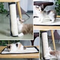 Miniatyrbilde 4 av 8: Katt-ripesmatte Sofa Møbelbeskytter Katt-ripeskive Naturlig Sisal Katt-ripespute Katt-ripesofadekke Beskytter Katt-klør Pleie Leke Nail Installation