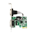Miniatyrbillede 3 af 5: Rs232 Pci til Express Pcie til 2 Seriel Db9 Adapterkort Rs-232 Hurtig Ax99100 Chip