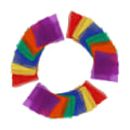 Miniatyrbilde 2 av 2: 18 stk. Lady Parts Rhythm Band Sjal Ytelse Sjal Barn Chiffon Dans Sjal Dans Silke Sjal Triks Sjal