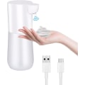 Miniatyrbilde 1 av 5: Automatisk såpedispenser, 600 ml Automatisk såpedispenser med USB-lading, IPX5 Automatisk flytende såpedispenser
