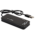 Pikkukuva 2 / 5: 3 Portin USB 2.0 -keskitin, Ulkoinen 7.1-kanavainen Ääni- ja Mikrofonisovitin PC:lle