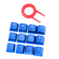 Miniatyrbillede 1 af 5: 2-tasters Pbt Keycaps Guldbelagt Metal Personlighed Lystransmission
