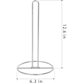 Miniatyrbild 5 av 6: Fristående toalettpappershållare, OBODING, silver toalettpappershållare för förvaring av 3 rullar toalettpapper (silver) Silver