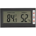 Miniatyrbilde 1 av 5: Digital LCD Hygrometer Innendørs Termometer Multifunksjons Monitor Temperatur Fuktighetsmåler For Kontor Soverom Stue Drivhusdyrking (1 stk