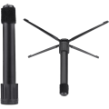 Miniatyrbillede 2 af 5: Fløjte Stativ, Bærbar Metal Foldbar Fløjte Stativ Oboe Klarinet Stativ Tilbehør (1 stk, Sort)