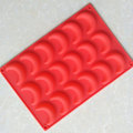 Miniatyrbillede 5 af 5: Kageform Værktøj Kageforme Måneformet Silikonform Kagedekoration Form (1 stk, Rød)