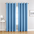 Miniatyrbilde 3 av 5: Perforerte gardiner i polyester, anti-bleking, dekorative og lystette for hjemmet
