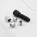 Miniatyrbillede 4 af 4: Tændrørsgenge-Reparationsværktøjssæt Cylinderhovedindsatser Trådindsats Reamer Tap til Tændrør (1 Sæt, Sort)