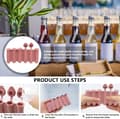 Miniatyrbild 8 av 8: Färger Mini Ice Cube Stick Bricka med lock, Silikon Ice Cube Maker Brickor, Ice Cube Formar för Sport- och Vattenflaskor, Vattenflaska Ice Stick Form