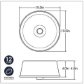 Miniatyrbillede 3 af 4: 10 Tommer Formbagsring Kageform Non-Stick, Robust 1 Mm Kulstofstål