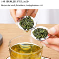 Miniatyrbillede 5 af 5: Te-infuser, 4 stk. rustfrit stål te-kugle infuser, 4-11cm te-filter