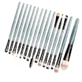 Miniatyrbillede 3 af 5: 15 stk. Makeup Pensler Skønhedsapplikator Til Foundation Blandingspudder Sort
