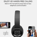 Miniatyrbilde 4 av 5: Bluetooth-hodetelefoner Trådløse hodetelefoner Støyreduksjon Foldbar Justerbar Hodetelefoner Subwoofer Sportshodetelefoner