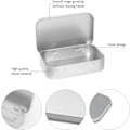 Miniatyrbild 3 av 6: Av aluminium en-delad förvaringsjärnbox, rektangulär en-delad plåtbox, metall rektangulär förvaringsbehållare, hushålls aluminium förvaring små