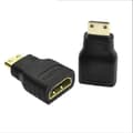 Mini HDMI til HDMI-adapter HD Mini-konvertering Tablet DV-kamera til TV, 2-pak
