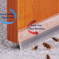 Miniatyrbild 2 av 5: Självhäftande dörrlist, 10m x 3,5cm självhäftande silikontätningslist för dörr och fönster. Vattenskydd, insektsskydd, bullerreducering (tran