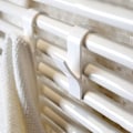 Miniatyrbillede 3 af 5: 6 stk. badeværelseskrog holder plastik opvarmet håndklædestang radiator kroge rørformet bad