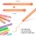 Miniatyrbillede 2 af 7: ighlighters, Feela 8 forskellige farver Bibel Highlighter Penne, Ingen Blødning Tør Highlighter Markører Studie Kit, Perfekt til Journaling, Highlightin