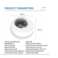 Miniatyrbillede 4 af 5: Bluetooth-højttaler, vandtæt badeværelsesforstærker med LED-diskolyset (sort)