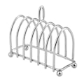 Miniatyrbillede 1 af 5: Toast Holder Madkvalitets Rustfri Stål Toast Stativ Flere Skive Huller Brød Stativ Gadget Køkken Tilbehør
