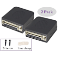Miniatyrbilde 4 av 7: DB25 Hunn Breakout Board Connector DB25 Lang Bolt 2-Rad Hunn 25-pin Loddefri Lodde-Fri Seriell Port Adapter til Terminal Connector Skilt FemaleNut