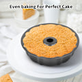 Miniatyrbillede 3 af 5: 24 cm Non-stick kageform, kraftig kulstofstål riflet rørform, gelatine, chocoflan, flan