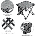 Miniatyrbillede 3 af 5: Foldbar Skammel Ultralet Foldbar Campingstol Med Netlomme Multifunktionel Praktisk Bærbar Til Strand Have Fiskeri Vandreture Rejser Og Udendørs