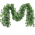 Miniatyrbillede 4 af 5: Kunstig Ivy, Blad Fe-lys, Kunstige Planter Hjemmedekoration, Led Vine Lysstreng Til Have, Have, Bryllup-3m