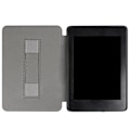 Miniatyrbild 4 av 5: Läderfodral med automatisk sömnväckningshandrem för Kindle Paperwhite 11:e generationen