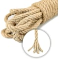Miniatyrbillede 2 af 5: Håndlavet Jute Snøretov Hemptov 10mm Tyk Til Dekoration