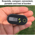 Miniatyrbilde 3 av 5: Mini skrittellerklips 3d digital skritteller kaloriteller bærbar skritteller for jogging fotturer løping gåing