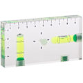 Miniatyrbild 1 av 5: Mini-vattenpass med hög precision, tvåvägs, transparent och magnetisk