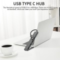 Pikkukuva 5 / 5: Usb-C-keskitin 4-in-1 Kannettava Seos Usb Type C - 4 Usb 2.0 480mbps Portti Keskitin Adapteri