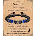 Miniatyrbild 1 av 6: Presenter till Män Pojkar, Pojkvän Make Armband Tigeröga Armband till Pappa Farfar Son Farbror Bror, Pärlarmband Present till Födelsedag Far Daddy (from Bump) Daddy (from Bump)