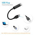 Pikkukuva 4 / 5: Auton kattoon tähtitaivasvalo, USB-tähtiprojektori yövalo auton sisustukseen, USB-romanttinen yleismaailmallinen tunnelmaprojektori koristelamppu (2 kpl, punainen)