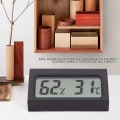 Miniatyrbilde 3 av 5: Elektronisk temperatur hygrometer termometer digitalt innendørs hygrometer for hjemmet for kontoret
