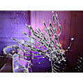 Miniatyrbillede 5 af 5: LED Farvede Lampe Blinkende Lys Gren Lys Værelses Dekoration Lys Ferie Lys Gren Lys 20 Hoveder Hjem Vase Dekoration Træ Lys
