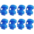 Miniatyrbilde 1 av 5: 8 stk. Trampoline End Caps Net Rod End Caps, 25mm Diameter Trampoline Reservedeler For Trampoline Net Rods (blå)