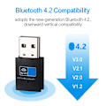 Miniatyrbild 3 av 5: USB WiFi Bluetooth-adapter, Bluetooth 4.2 150 Mbps WiFi, WiFi-mottagare