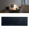 Miniatyrbillede 2 af 4: Engelsk Tastatur i US Layout til Sony VPC-EH VPCEH Serie Sort Ramme Tastatur